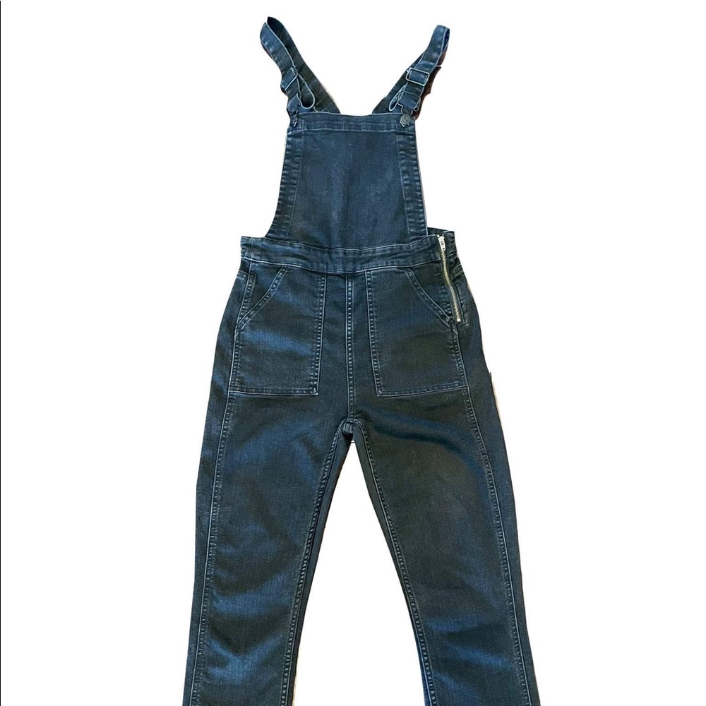 Madewell Womens Jean Overalls Black Pock